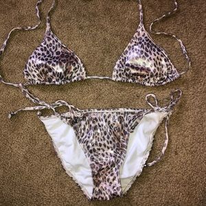 Cheetah print bikini